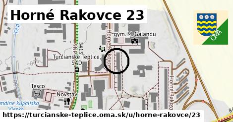 Horné Rakovce 23, Turčianske Teplice