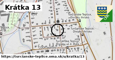 Krátka 13, Turčianske Teplice