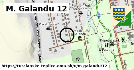 M. Galandu 12, Turčianske Teplice