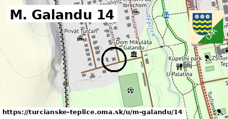 M. Galandu 14, Turčianske Teplice