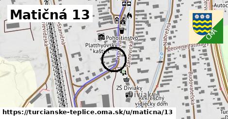 Matičná 13, Turčianske Teplice