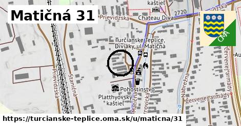 Matičná 31, Turčianske Teplice