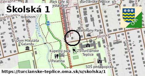 Školská 1, Turčianske Teplice