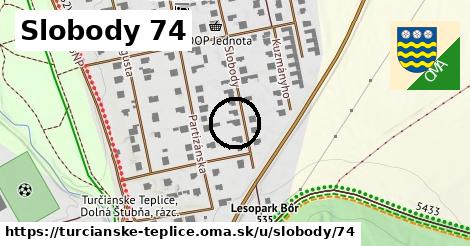 Slobody 74, Turčianske Teplice