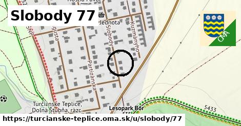 Slobody 77, Turčianske Teplice