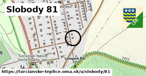 Slobody 81, Turčianske Teplice