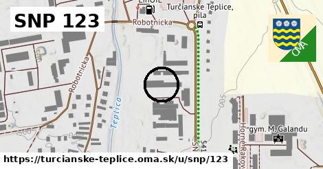 SNP 123, Turčianske Teplice
