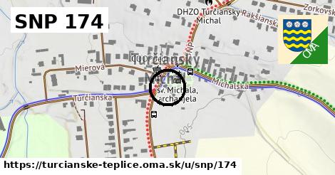 SNP 174, Turčianske Teplice