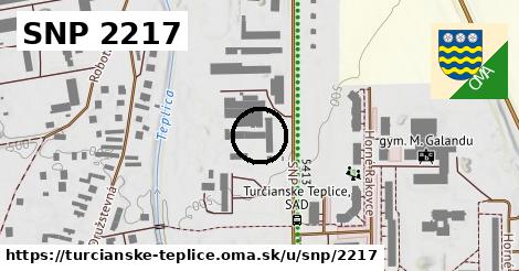 SNP 2217, Turčianske Teplice