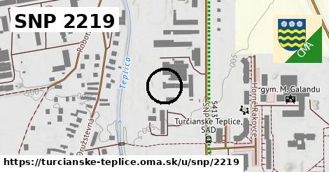 SNP 2219, Turčianske Teplice