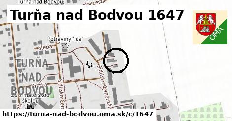 Turňa nad Bodvou <span class="supisne">1647</span>