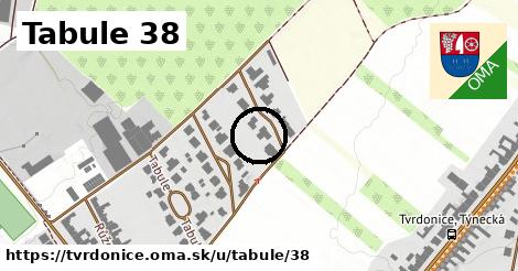 Tabule 38, Tvrdonice