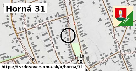 Horná 31, Tvrdošovce