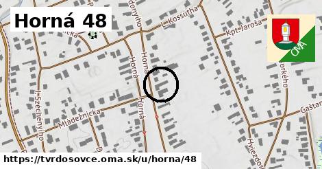 Horná 48, Tvrdošovce