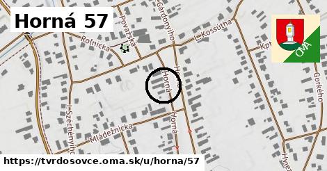 Horná 57, Tvrdošovce