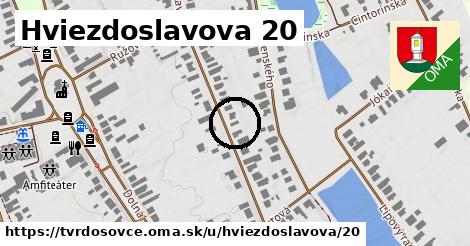 Hviezdoslavova 20, Tvrdošovce