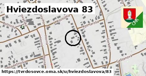 Hviezdoslavova 83, Tvrdošovce