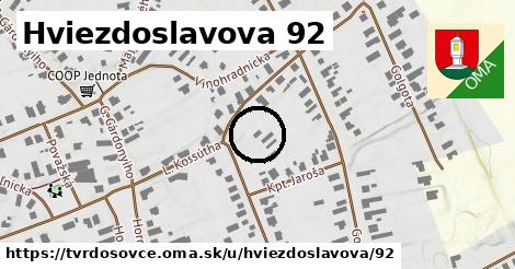Hviezdoslavova 92, Tvrdošovce
