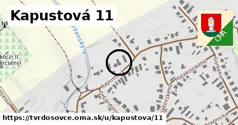 Kapustová 11, Tvrdošovce