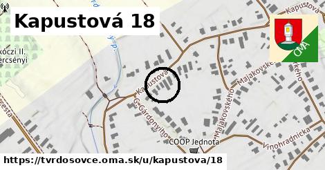 Kapustová 18, Tvrdošovce