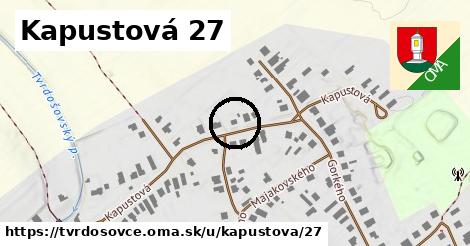 Kapustová 27, Tvrdošovce