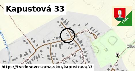 Kapustová 33, Tvrdošovce