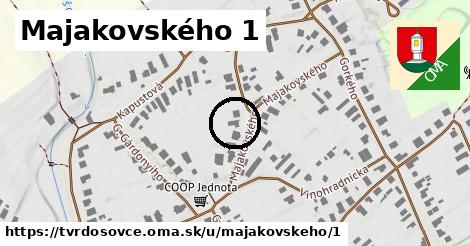 Majakovského 1, Tvrdošovce