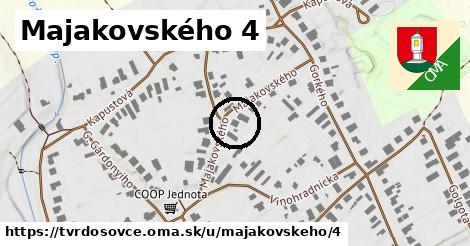 Majakovského 4, Tvrdošovce