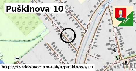 Puškinova 10, Tvrdošovce