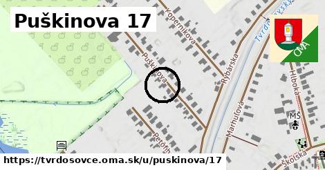 Puškinova 17, Tvrdošovce