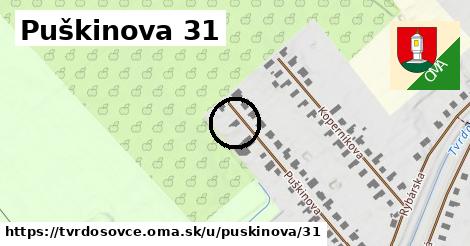 Puškinova 31, Tvrdošovce