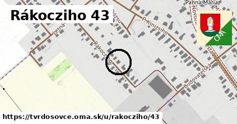 Rákocziho 43, Tvrdošovce