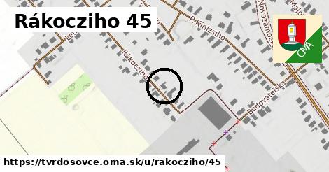 Rákocziho 45, Tvrdošovce