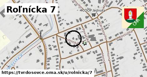 Roľnícka 7, Tvrdošovce