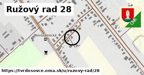 Ružový rad 28, Tvrdošovce