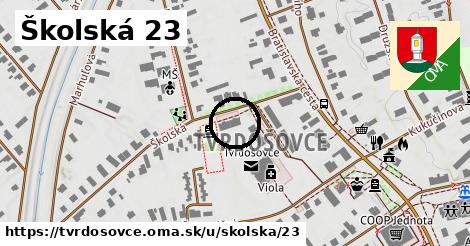Školská 23, Tvrdošovce