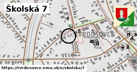 Školská 7, Tvrdošovce