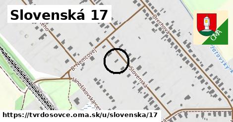 Slovenská 17, Tvrdošovce