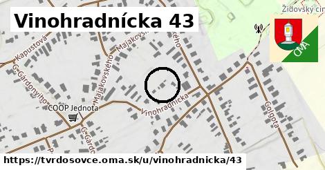 Vinohradnícka 43, Tvrdošovce