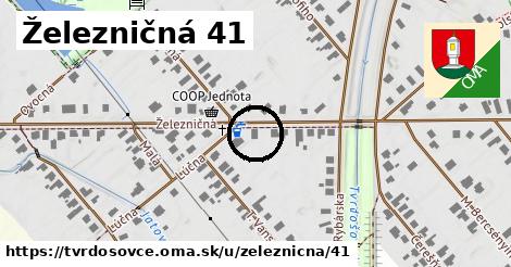 Železničná 41, Tvrdošovce