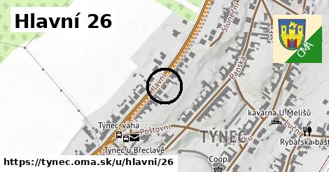 Hlavní 26, Týnec