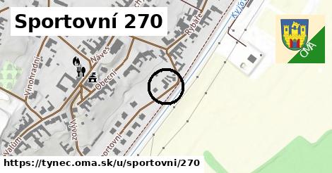 Sportovní 270, Týnec