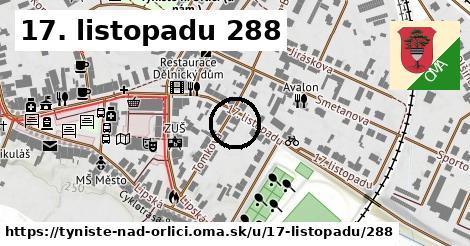 17. listopadu 288, Týniště nad Orlicí