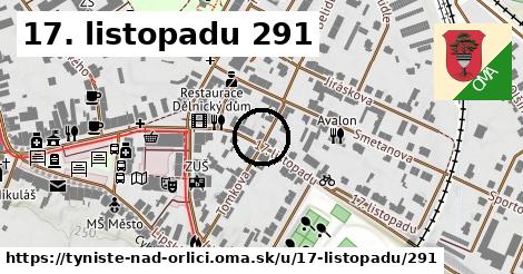 17. listopadu 291, Týniště nad Orlicí