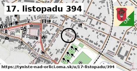 17. listopadu 394, Týniště nad Orlicí