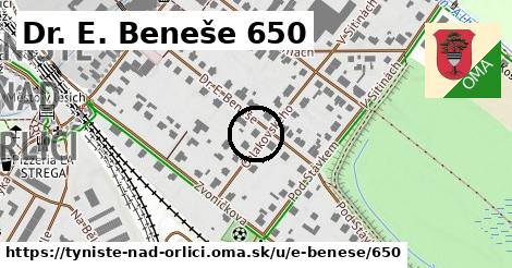 Dr. E. Beneše 650, Týniště nad Orlicí