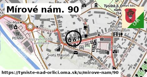 Mírové nám. 90, Týniště nad Orlicí