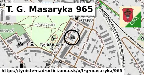 T. G. Masaryka 965, Týniště nad Orlicí