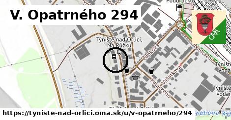 V. Opatrného 294, Týniště nad Orlicí