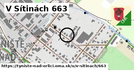 V Sítinách 663, Týniště nad Orlicí